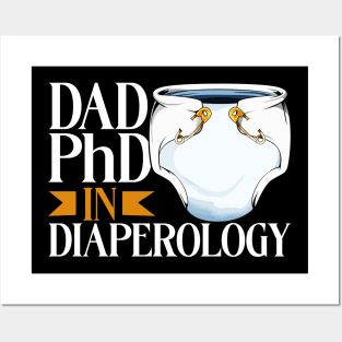 PhD in Diaperology - Diaper Changing Posters and Art